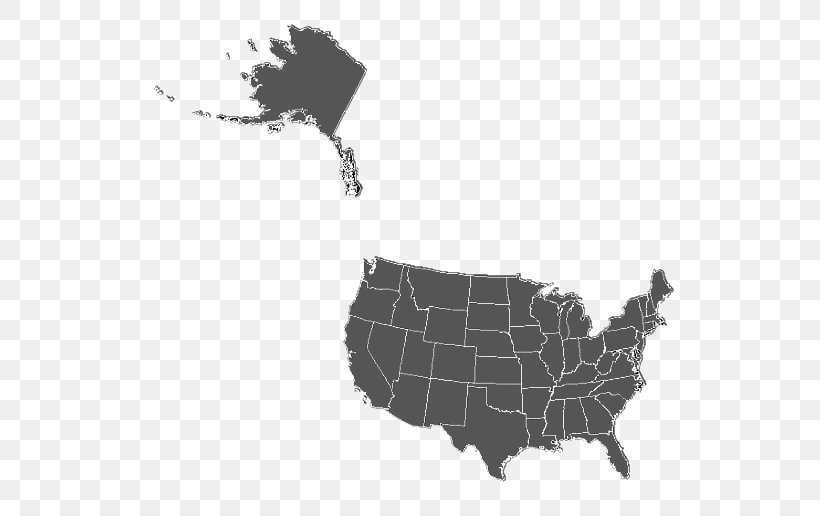 United States Map Black Background 4785
