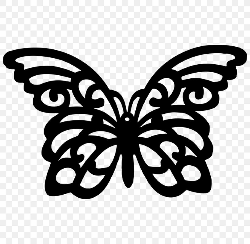 Butterfly Silhouette, PNG, 800x800px, Butterfly, Blackandwhite, Cabbage White, Decal, Insect Download Free
