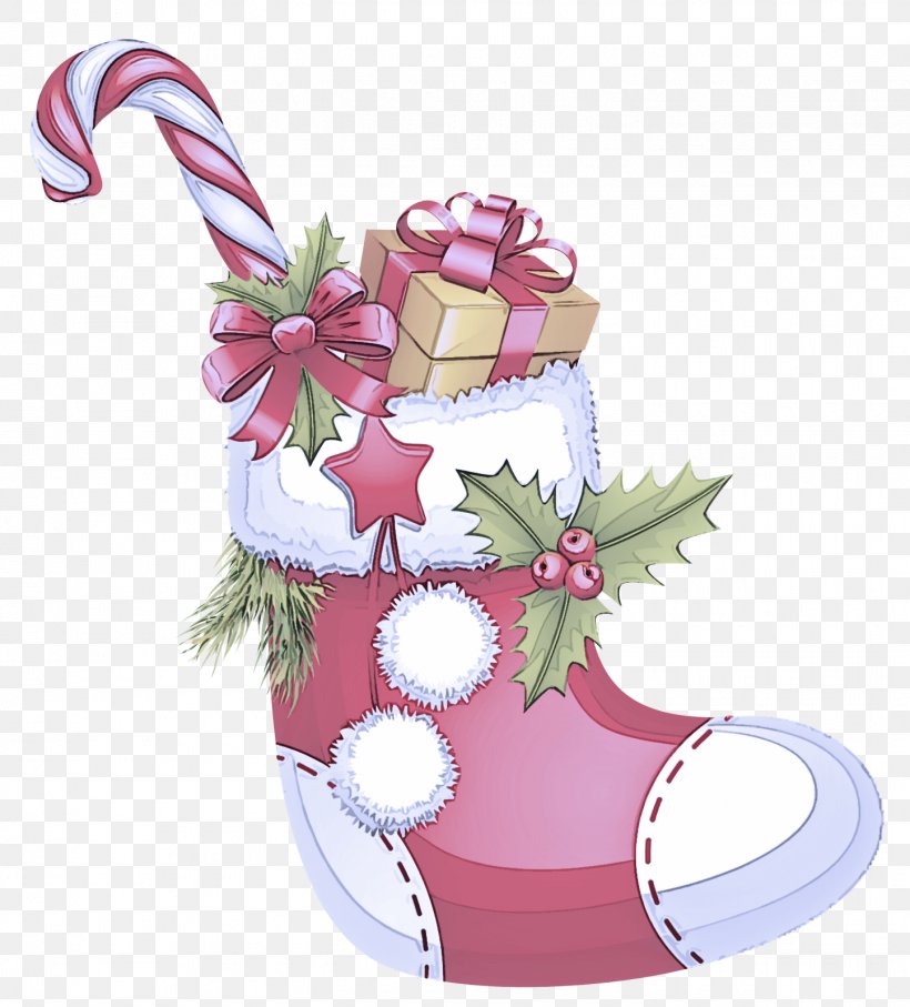 Christmas Stocking, PNG, 1445x1600px, Footwear, Candy Cane, Christmas, Christmas Stocking, Confectionery Download Free