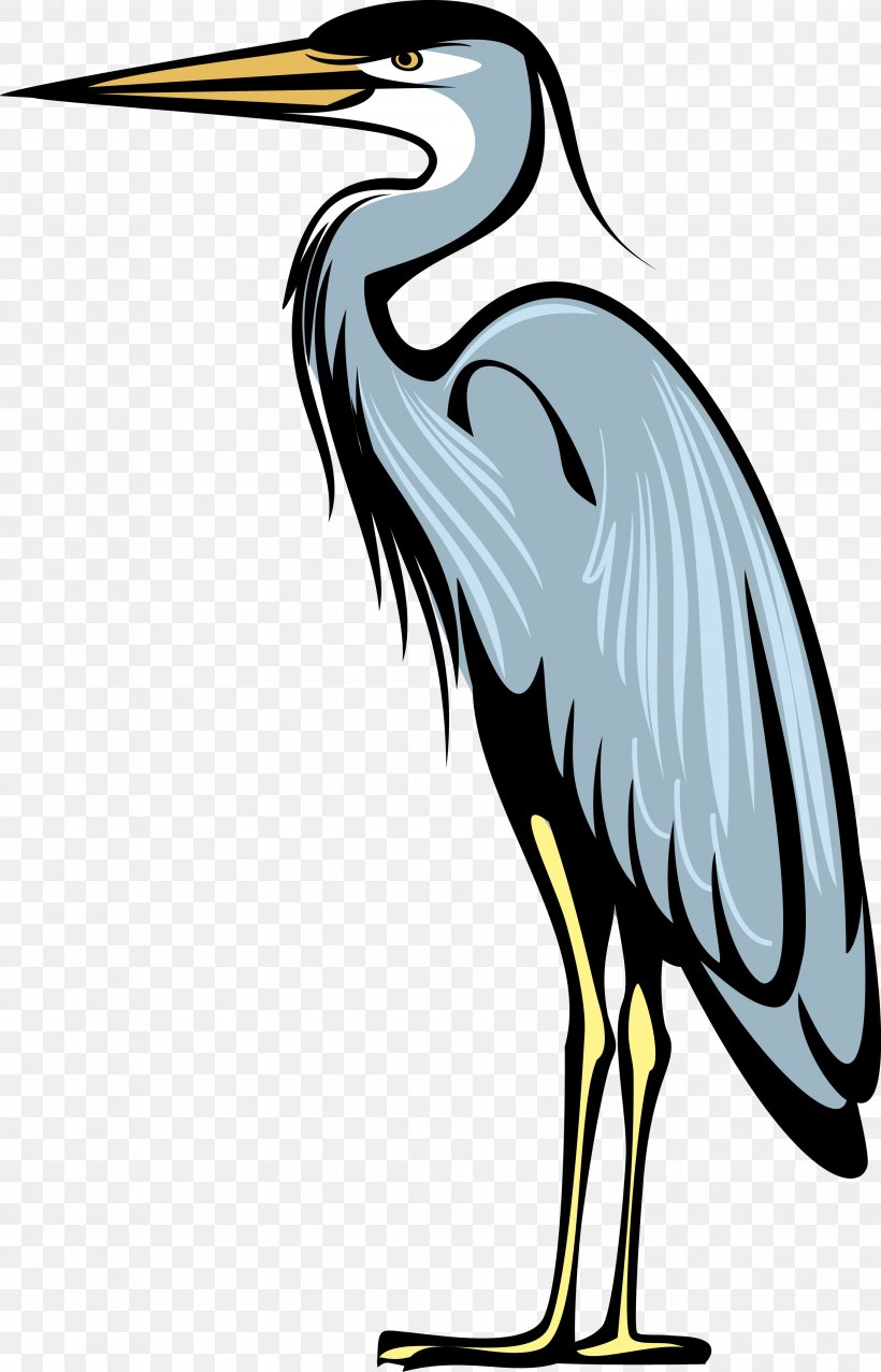 Great Blue Heron Bird Crane Heraldry, PNG, 2999x4671px, Heron, Artwork, Beak, Bird, Black And White Download Free