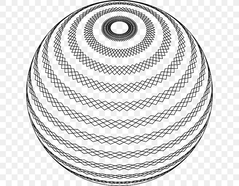 Line Drawing Spiral, PNG, 640x640px, Drawing, Archimedean Spiral, Black And White, Hardware Accessory, Line Art Download Free