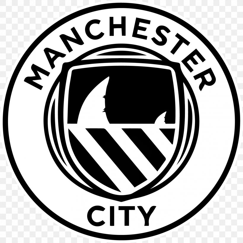 Manchester City F.C. Manchester United F.C. Etihad Stadium Premier League, PNG, 1757x1756px, Manchester City Fc, Area, Black And White, Brand, Emblem Download Free