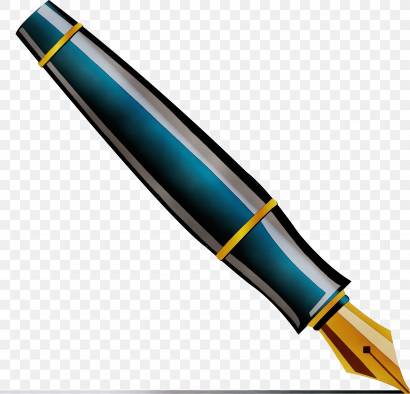 Pen White Blue Icon Office Supplies, PNG, 1900x1830px, Watercolor, Blue, Office Supplies, Paint, Pen Download Free