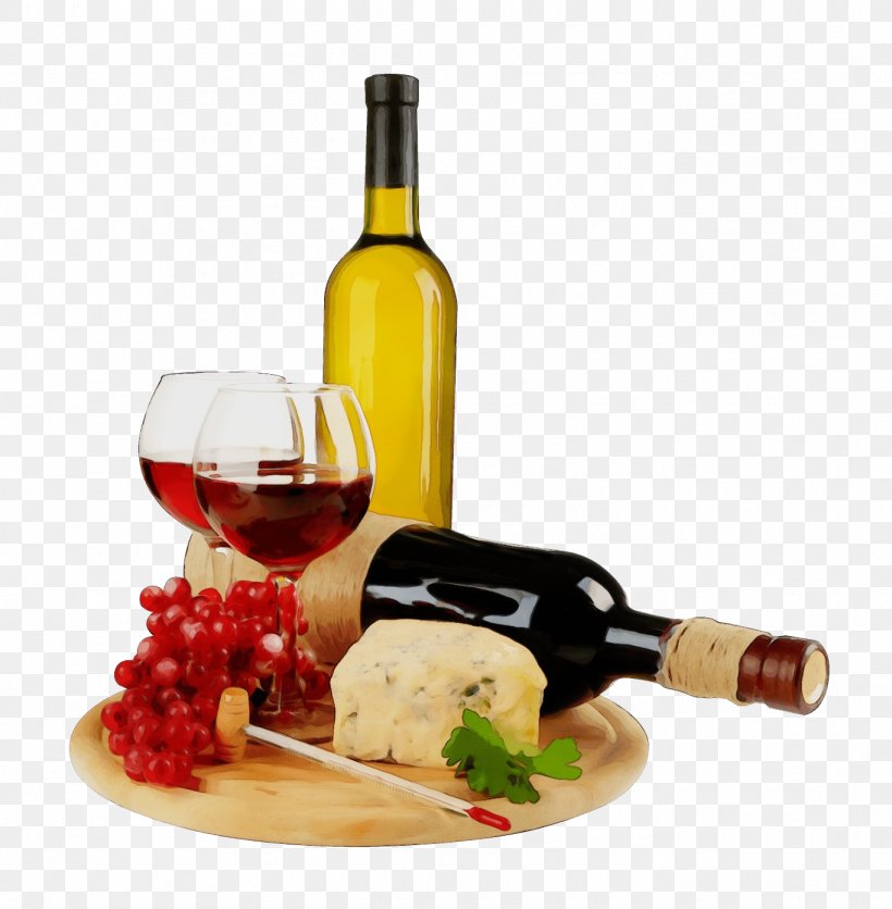 Wine Glass, PNG, 1365x1392px, Watercolor, Bottle, Cuisine, Dessert Wine, Drink Download Free