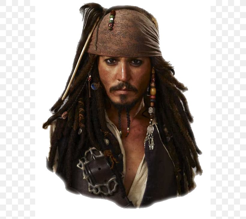 Jack Sparrow Pirates Of The Caribbean: The Curse Of The Black Pearl Johnny Depp Will Turner Elizabeth Swann, PNG, 585x728px, Jack Sparrow, Captain Hook, Costume, Davy Jones, Dreadlocks Download Free