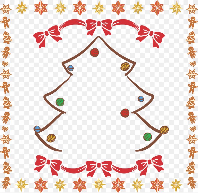 Christmas Card Christmas Tree Greeting Card, PNG, 1615x1581px, Christmas, Area, Art, Border, Christmas Card Download Free