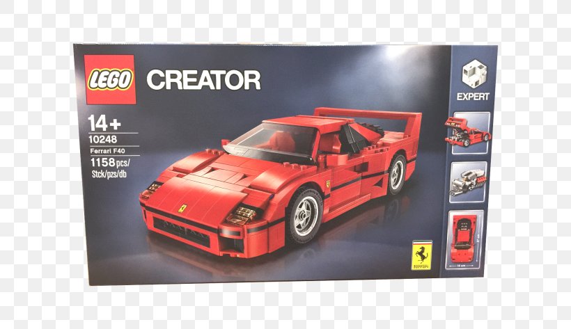 LEGO 10248 Creator Ferrari F40 LaFerrari Lego Creator, PNG, 630x473px, Ferrari F40, Afol, Automotive Design, Car, Compact Car Download Free