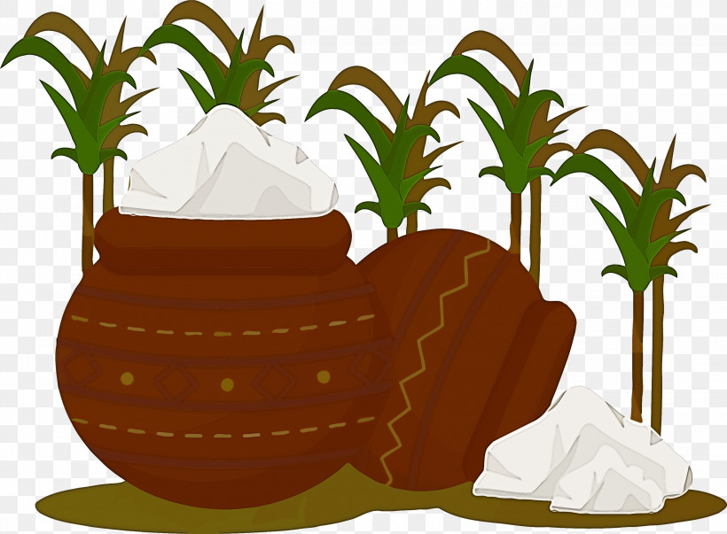 Pongal, PNG, 3000x2207px, Pongal, Flower, Flowerpot, Fruit, Tree Download Free