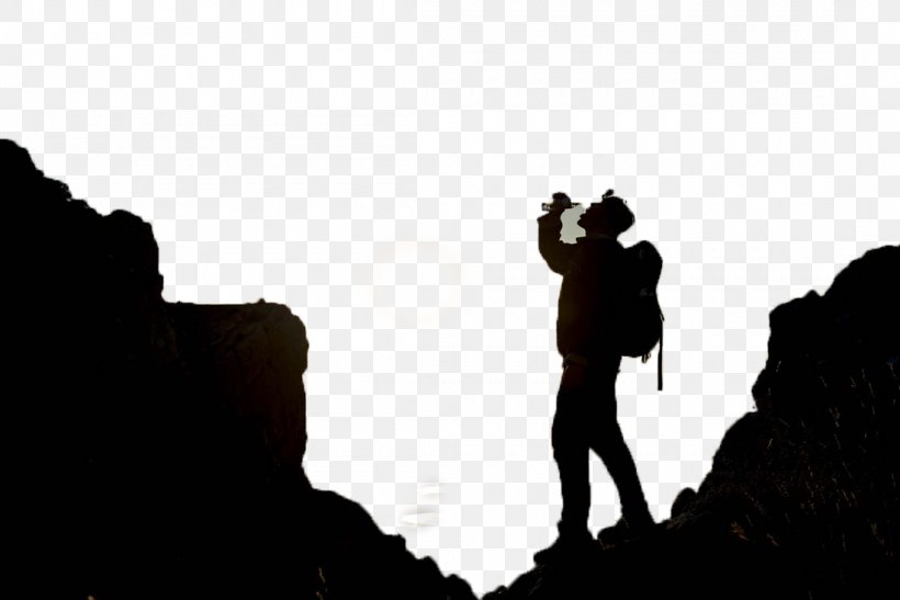 Mountaineering Silhouette Outdoor Recreation, PNG, 1100x734px, Mountaineering, Black And White, Climbing, Designer, Human Behavior Download Free