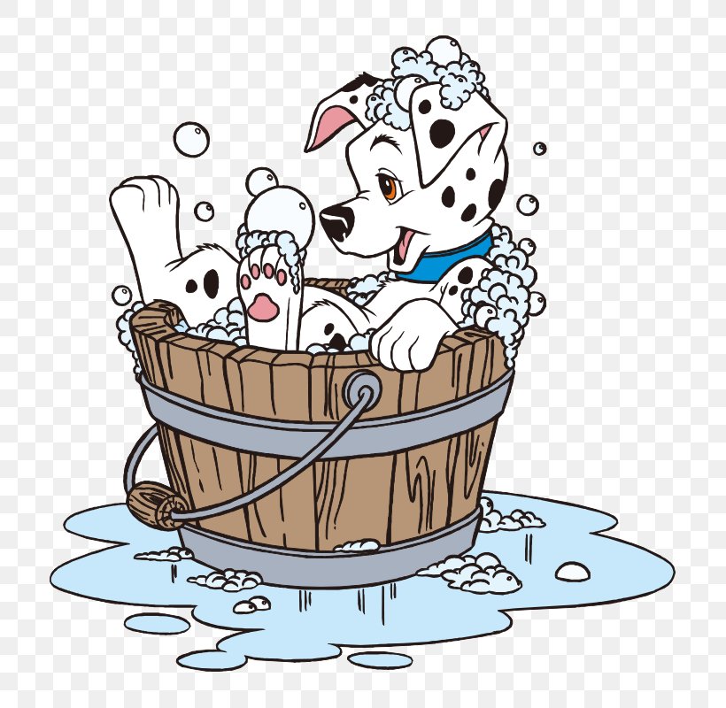 Dalmatian Dog Puppy Dog Grooming Pet Bathroom, PNG, 800x800px, Dalmatian Dog, Artwork, Basket, Bathroom, Baths Download Free