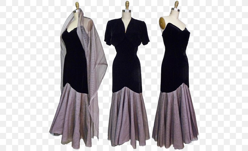 Vintage Clothing Dress 1950s Evening Gown, PNG, 500x500px, Clothing, Cocktail Dress, Day Dress, Dress, Evening Gown Download Free