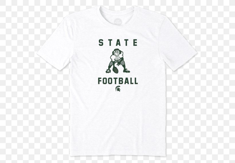 T-shirt Michigan State University Michigan State Spartans Men's Basketball Michigan State Spartans Football Life Is Good Company, PNG, 570x570px, Tshirt, Active Shirt, Baby Toddler Onepieces, Brand, Clothing Download Free