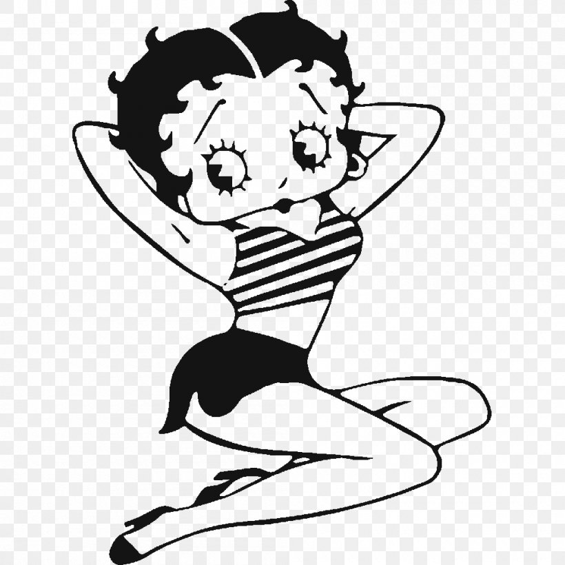 Betty Boop T-shirt Cartoon, PNG, 1000x1000px, Watercolor, Cartoon, Flower, Frame, Heart Download Free