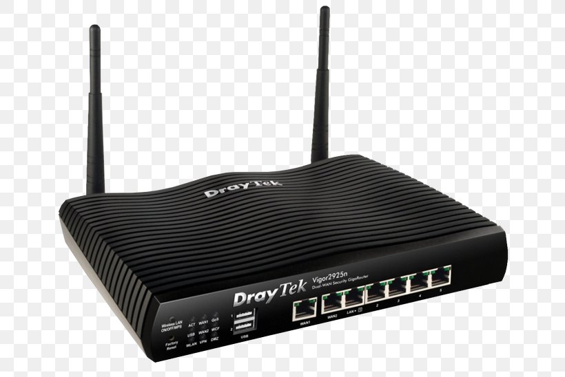 Draytek Vigor 2925AC Router Wide Area Network, PNG, 700x548px, Draytek, Computer Network, Draytek Vigor 2925, Electronics, Ethernet Download Free