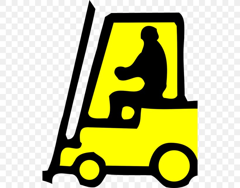 Forklift Warning Sign Pallet Jack Clip Art, PNG, 530x640px, Forklift, Area, Artwork, Black And White, Cartoon Download Free