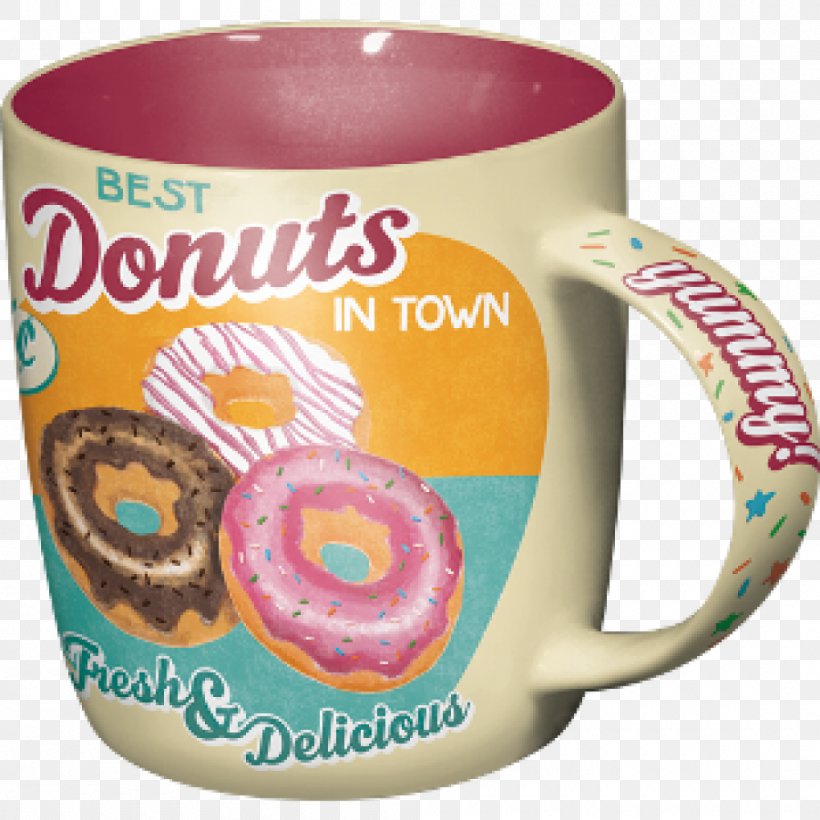 Mug Best Donuts In Town Espresso Coffee Cup, PNG, 1000x1000px, Mug, Best Donuts In Town, Ceramic, Coasters, Coffee Cup Download Free