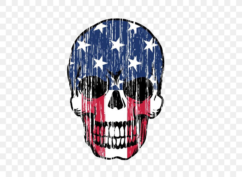 Skull Patriotism Decal White Pattern, PNG, 600x600px, Skull, Bone, Bottle, Bumper, Decal Download Free
