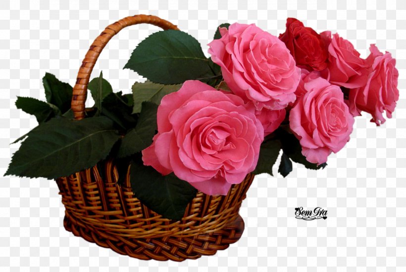 Pink Flowers Rose High-definition Television Basket, PNG, 1280x861px, Flower, Artificial Flower, Basket, Cut Flowers, Floral Design Download Free