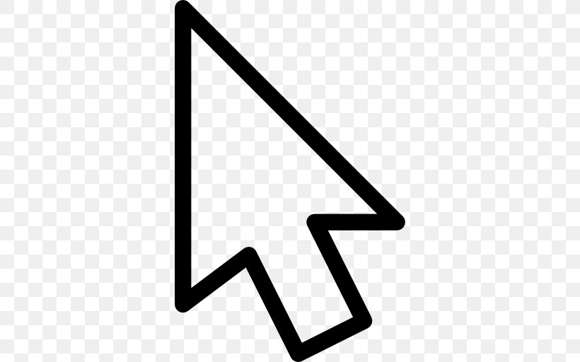 Computer Mouse Pointer Cursor, PNG, 512x512px, Computer Mouse, Area, Black And White, Brand, Cursor Download Free