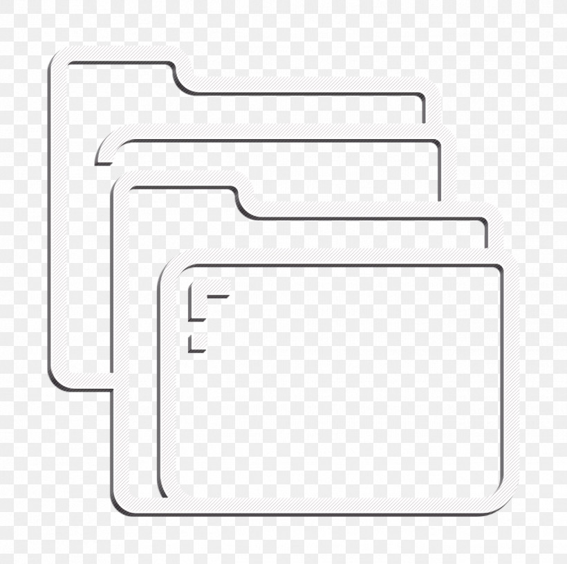 Folders Icon Files And Folders Icon Folder And Document Icon, PNG, 1318x1310px, Folders Icon, Blackandwhite, Files And Folders Icon, Folder And Document Icon, Line Download Free