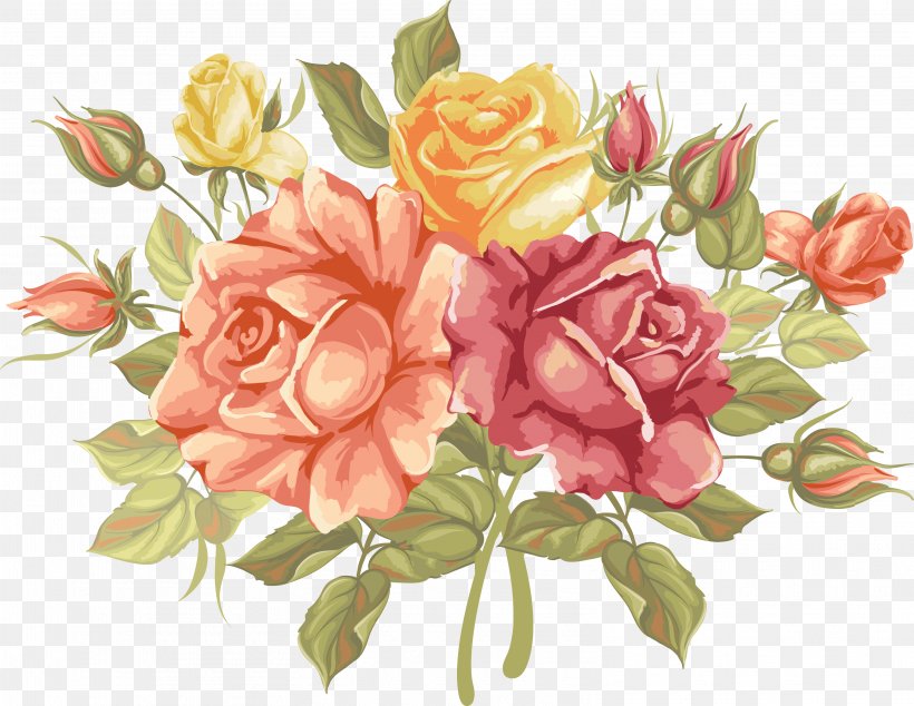 Garden Roses Cabbage Rose Floral Design Floribunda Cut Flowers, PNG, 3134x2425px, Garden Roses, Artificial Flower, Botany, Bouquet, Cabbage Rose Download Free