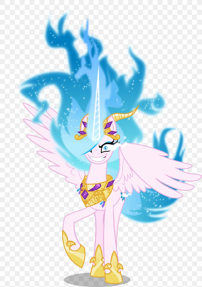 Princess Celestia Pony Twilight Sparkle Princess Luna, PNG, 4226x6000px, Watercolor, Cartoon, Flower, Frame, Heart Download Free