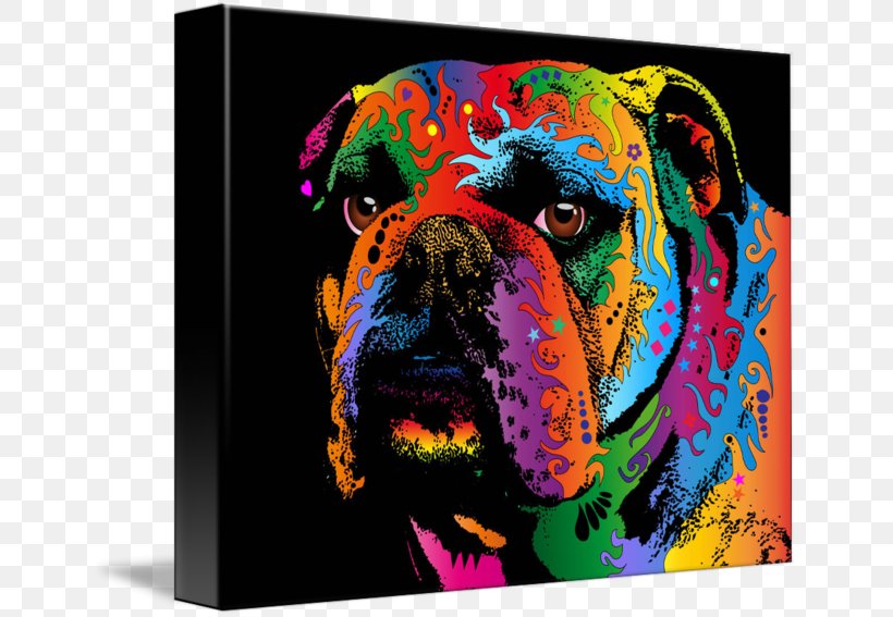 Bulldog Battery Charger Painting Canvas Drawing, PNG, 650x567px, Bulldog, Art, Battery Charger, Canvas, Canvas Print Download Free