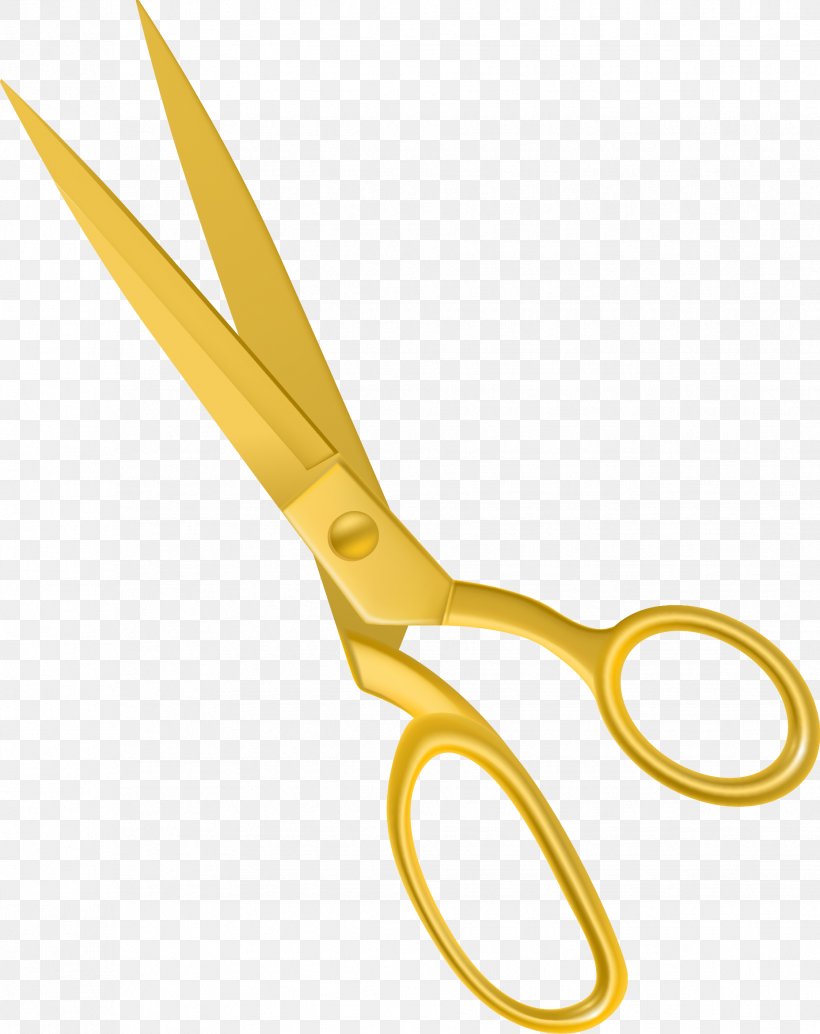 Euclidean Vector Scissors Computer File, PNG, 1856x2341px, Scissors, Gold, Gratis, Hair Shear, Yellow Download Free