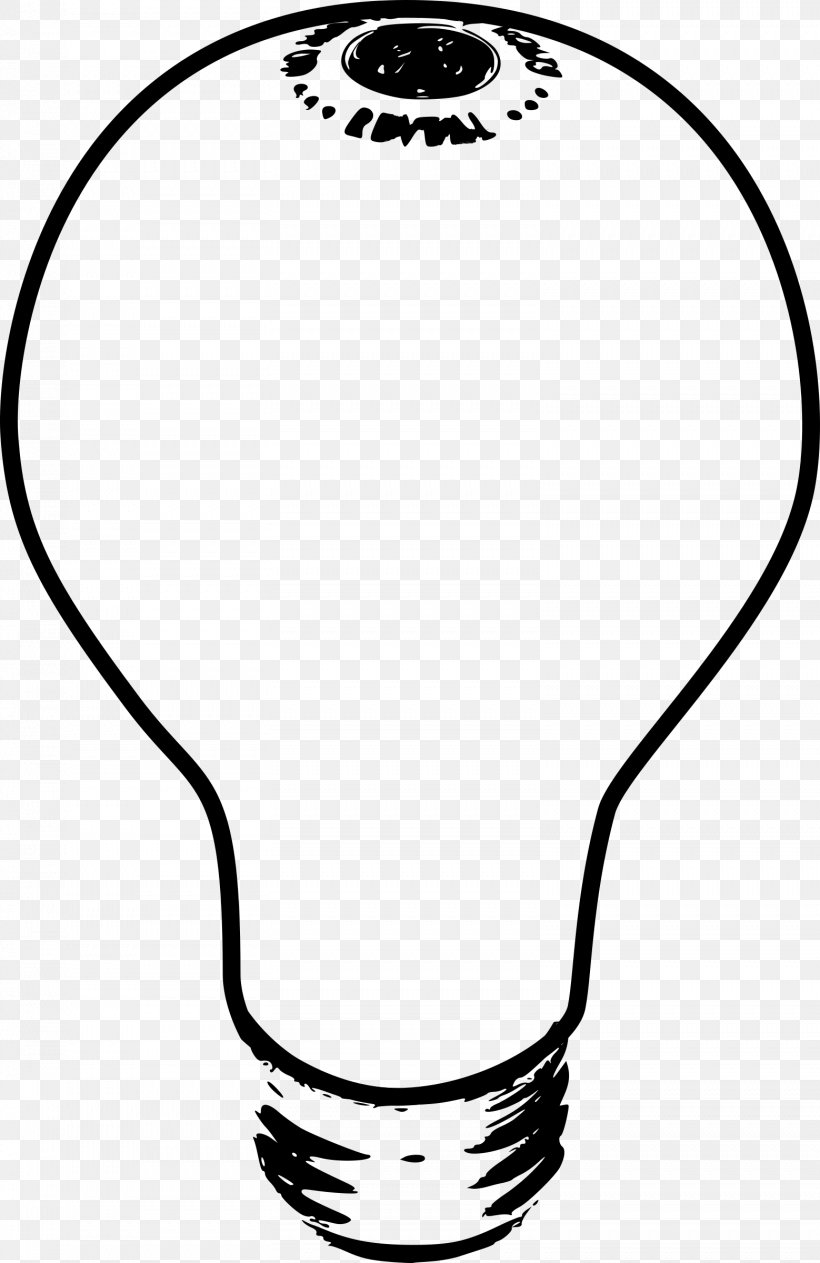 Incandescent Light Bulb Electric Light Lamp Clip Art, PNG, 1558x2400px, Light, Black, Black And White, Drawing, Electric Light Download Free