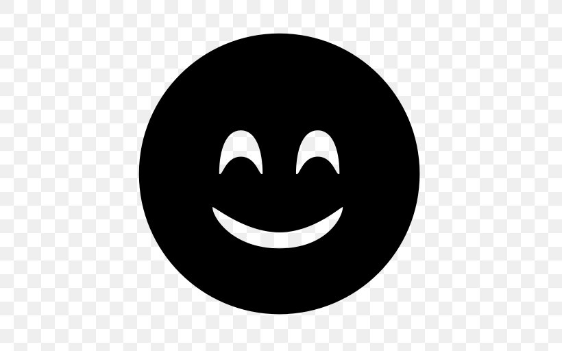 Smiley Emoticon, PNG, 512x512px, Smiley, Avatar, Black, Black And White, Emoticon Download Free