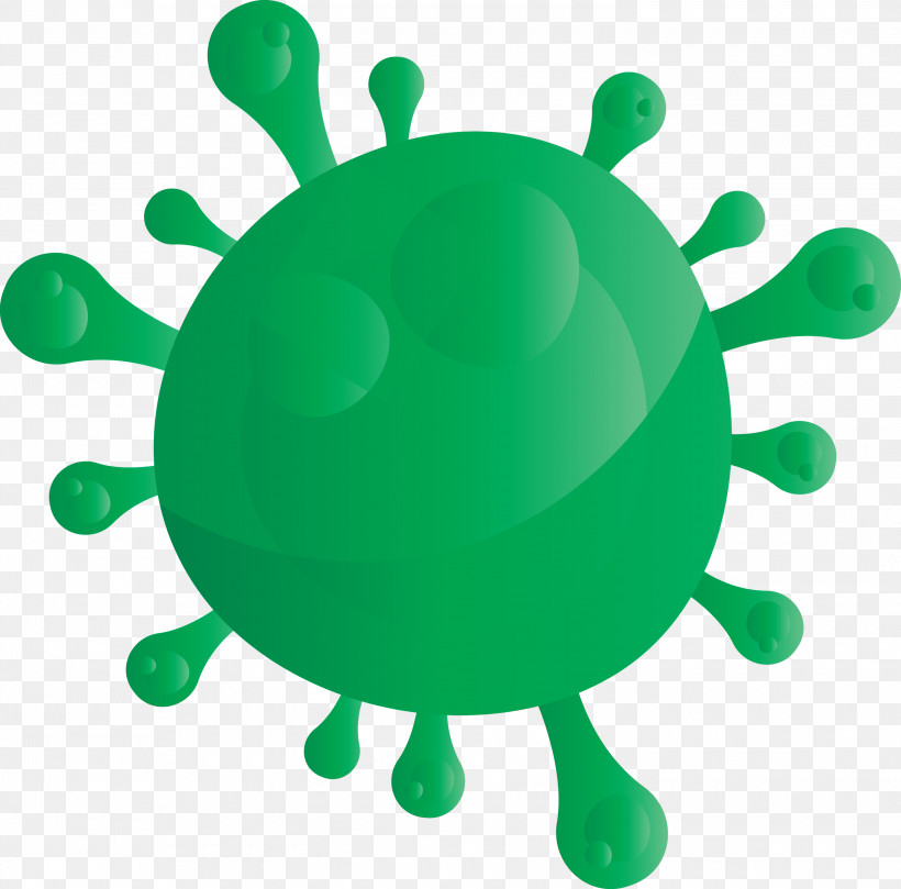 Coronavirus COVID Virus, PNG, 3000x2963px, Coronavirus, Corona, Covid, Green, Tortoise Download Free