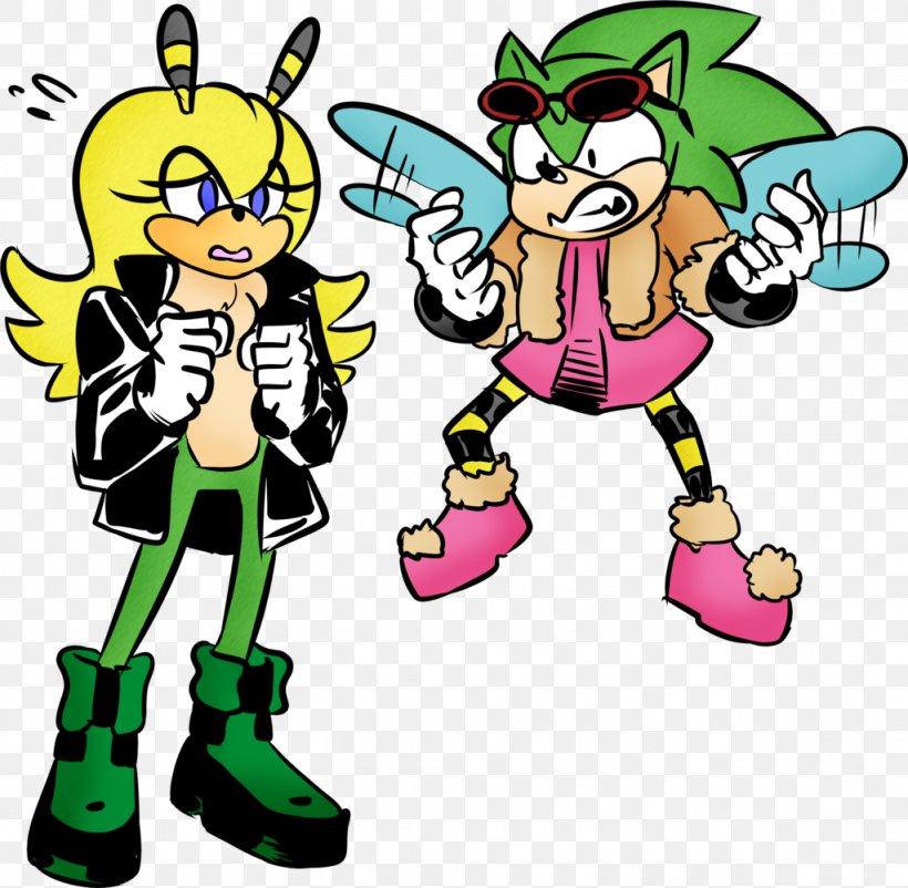 Espio The Chameleon Charmy Bee Tails DeviantArt, PNG, 1024x1002px, Espio The Chameleon, Art, Artwork, Body Swap, Cartoon Download Free