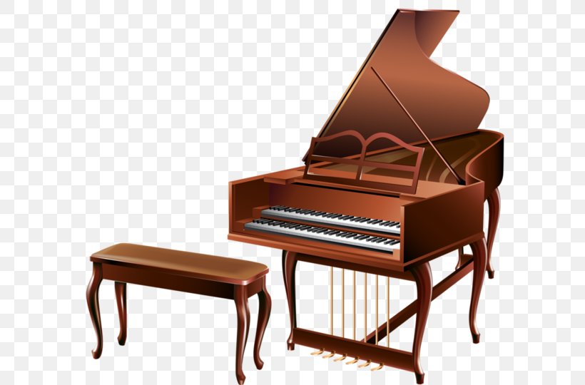 Harpsichord Musical Instruments Royalty-free, PNG, 600x540px, Watercolor, Cartoon, Flower, Frame, Heart Download Free
