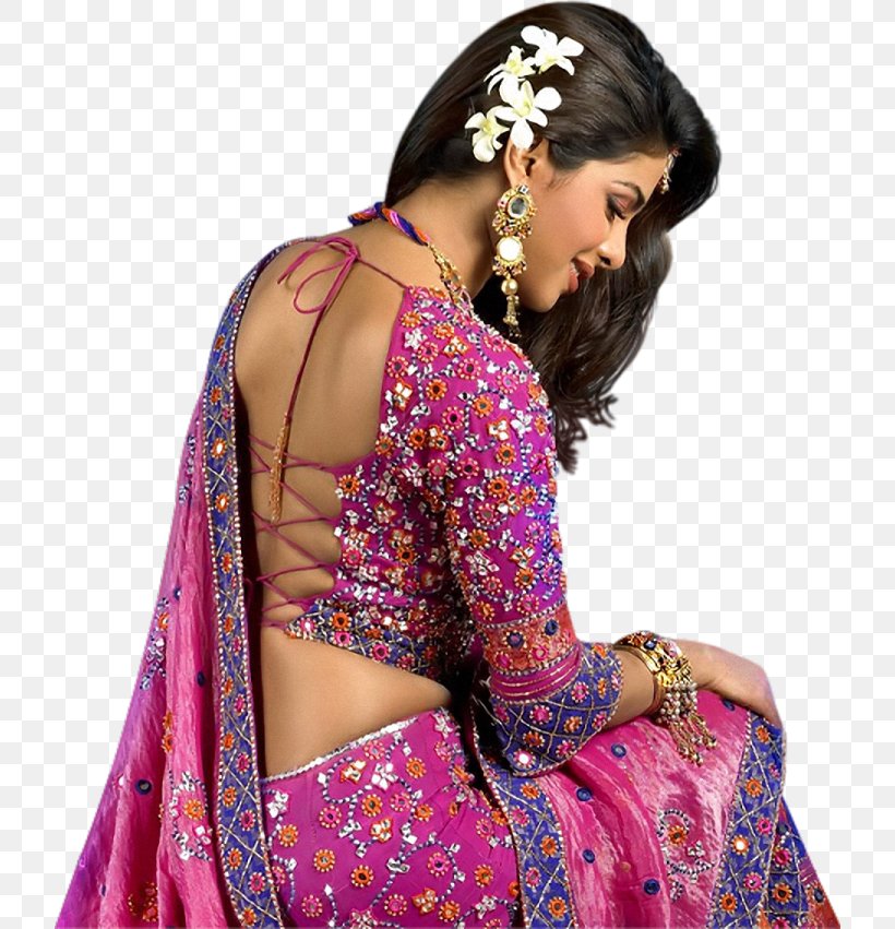 Priyanka Chopra Sari Backless Dress Blouse Actor, PNG, 720x851px, Priyanka Chopra, Abhishek Bachchan, Actor, Backless Dress, Blouse Download Free