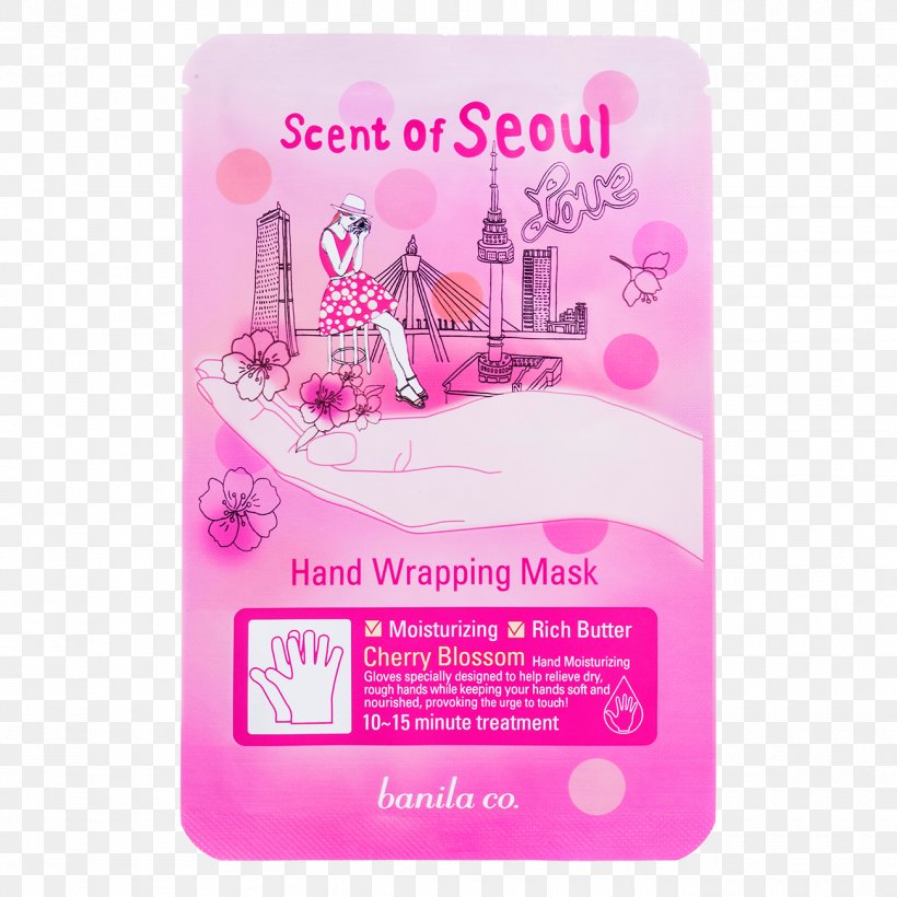 Seoul Banila Co. Pink M Cherry Blossom Hand Wrap, PNG, 1300x1300px, Seoul, Banila Co, Beautym, Blossom, Cherry Download Free