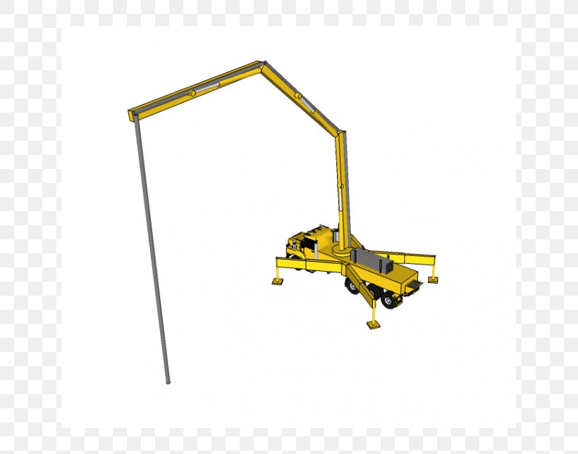 Concrete Pump 3D Computer Graphics Computer-aided Design Machine, PNG ...