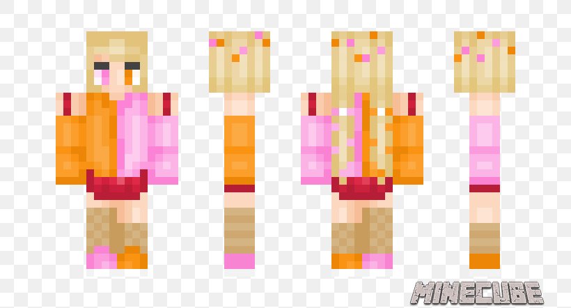 Minecraft: Pocket Edition Skin Product Hair, PNG, 750x442px, Minecraft Pocket Edition, Auburn Hair, Candy, Hair, Magenta Download Free