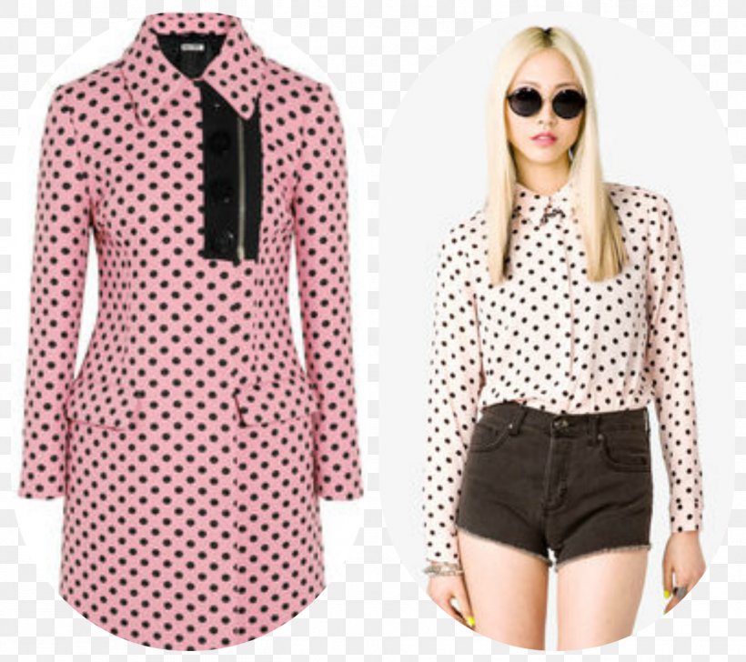Polka Dot Blouse Fashion Clothing Dress, PNG, 1351x1200px, Polka Dot, Blouse, Button, Clothing, Collar Download Free