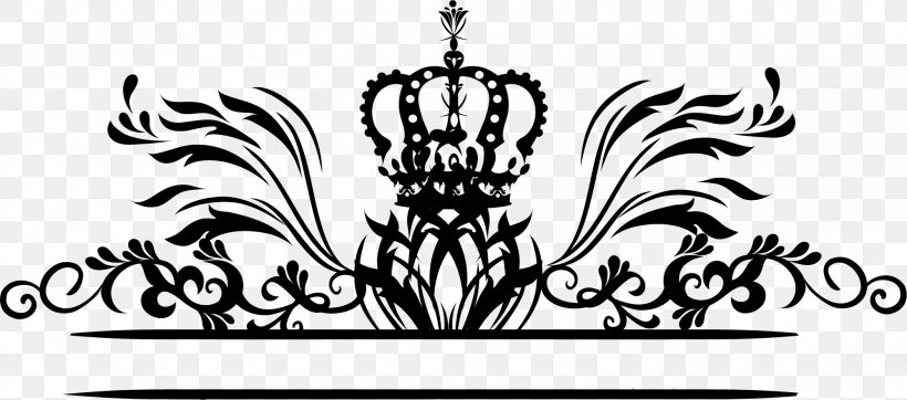 Hand Painted Black Crown Vine, PNG, 2001x884px, Crown, Atmosphere, Black And White, Black Crown, Brand Download Free