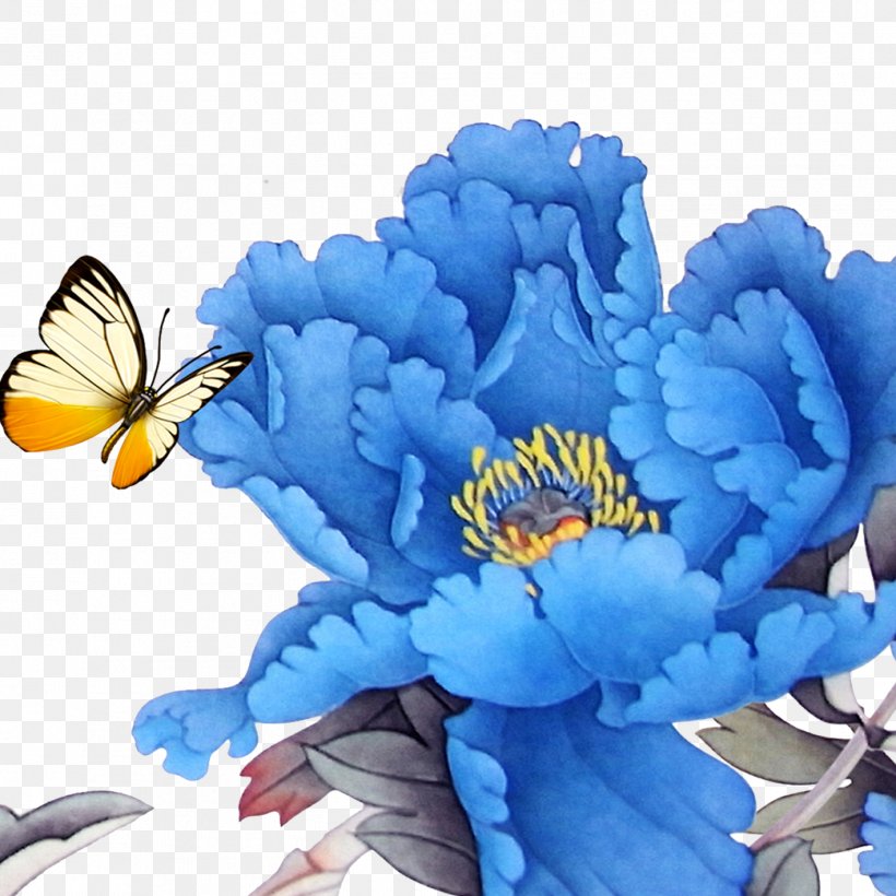 Moutan Peony Blue U4e2du56fdu56fdu82b1, PNG, 1417x1417px, Peony, Blue, Cut Flowers, Floral Design, Floral Emblem Download Free
