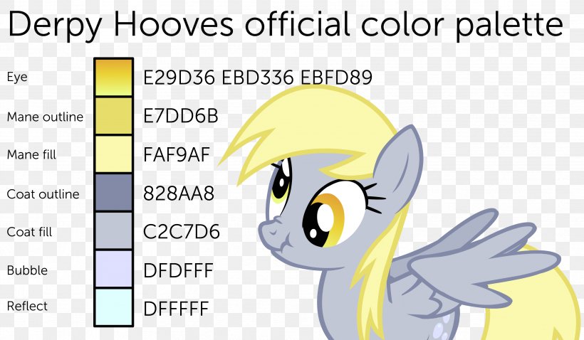 Derpy Hooves Princess Luna Color Rarity Eye, PNG, 3442x2009px, Watercolor, Cartoon, Flower, Frame, Heart Download Free
