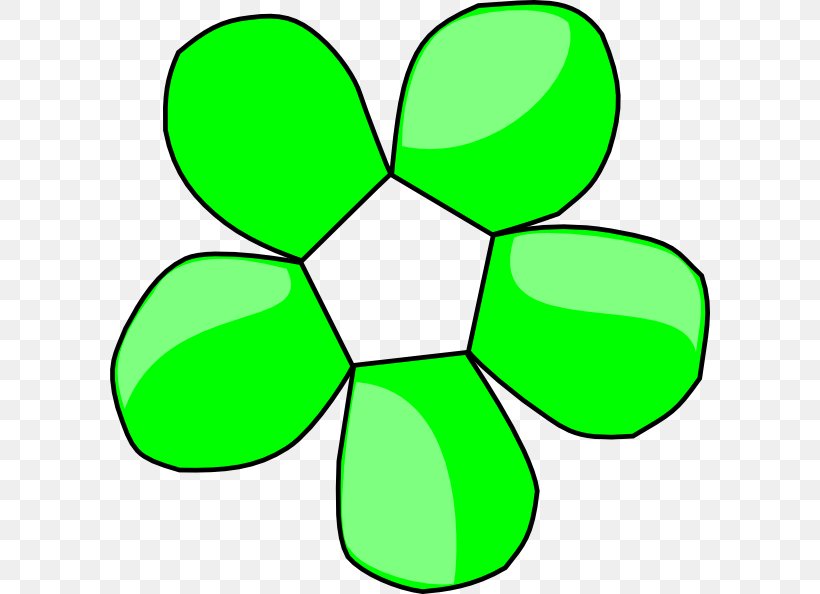 Green Flower Clip Art, PNG, 600x594px, Green, Area, Bluegreen, Color, Flower Download Free
