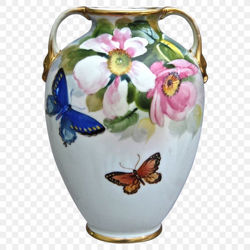 Jug Vase Porcelain Pitcher Urn, PNG, 997x997px, Jug, Artifact, Butterfly, Ceramic, Cup Download Free