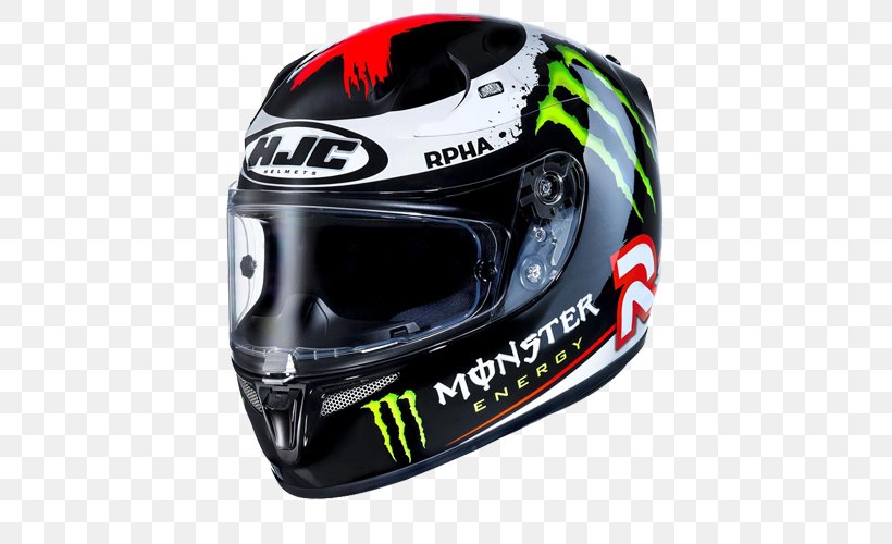 Motorcycle Helmets Monster Energy HJC Corp., PNG, 500x500px, Motorcycle Helmets, Ben Spies, Bicycle Clothing, Bicycle Helmet, Bicycles Equipment And Supplies Download Free