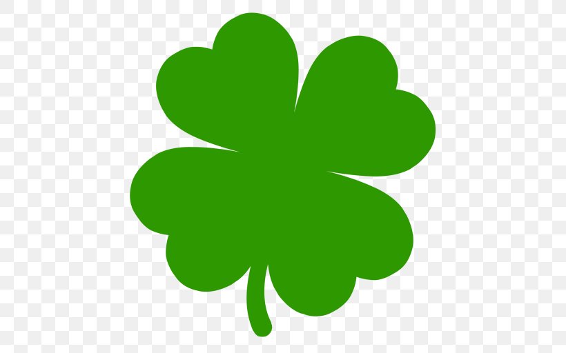 Shamrock Four-leaf Clover Saint Patrick's Day Logo Image, PNG, 512x512px, Shamrock, Clover, Drawing, Fourleaf Clover, Green Download Free