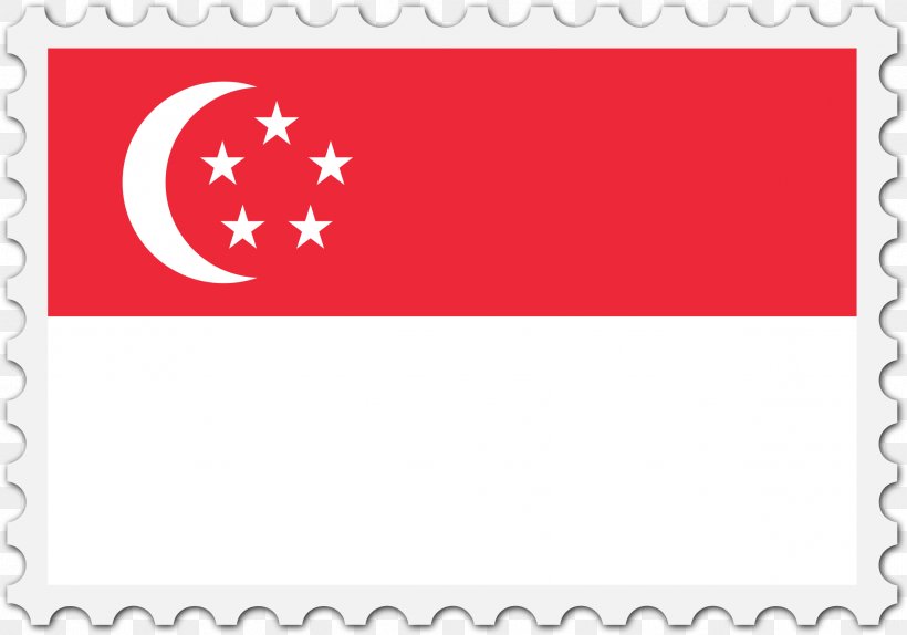 Singapore Flag Map Postage Stamps, PNG, 2396x1680px, Singapore, Area, Border, Brand, Flag Download Free
