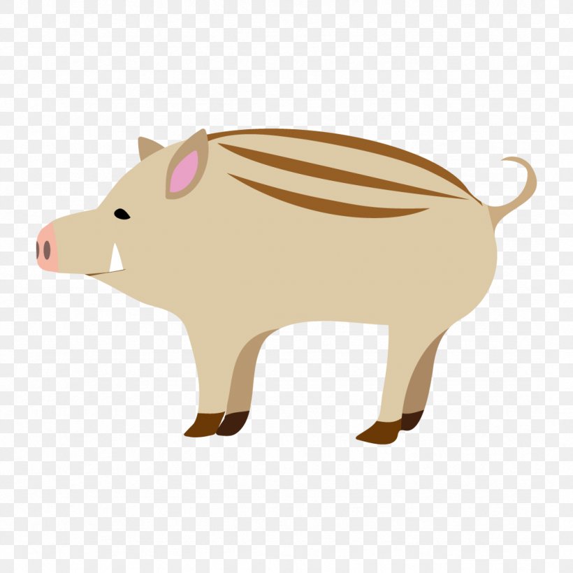Wild Boar Illustration Peccary Pig, PNG, 1077x1077px, Wild Boar, Animal, Animal Figure, Category Of Being, Cattle Download Free