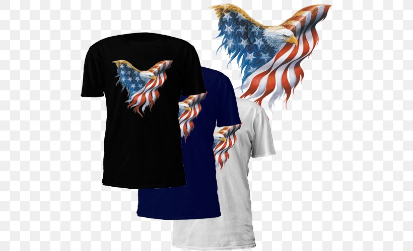 T-shirt Bald Eagle United States Of America Clothing, PNG, 500x500px, Tshirt, American Eagle Outfitters, Bald Eagle, Clothing, Eagle Download Free