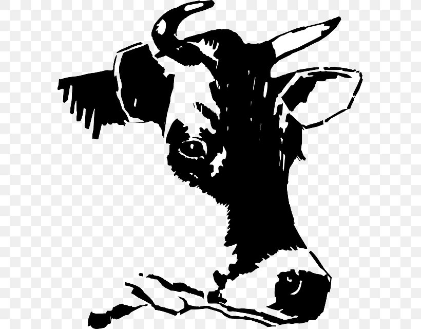 Cattle Stencil Drawing Logo, PNG, 595x640px, Cattle, Animal Stall, Art, Artwork, Black And White Download Free