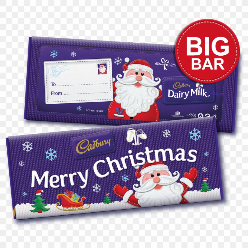 Chocolate Bar Cadbury Dairy Milk Santa Claus Christmas Day, PNG, 1200x1200px, Chocolate Bar, Cadbury, Cadbury Buttons, Cadbury Dairy Milk, Chocolate Download Free